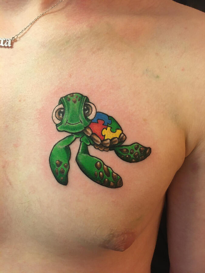 finding Nemo autism tattoo Dublin