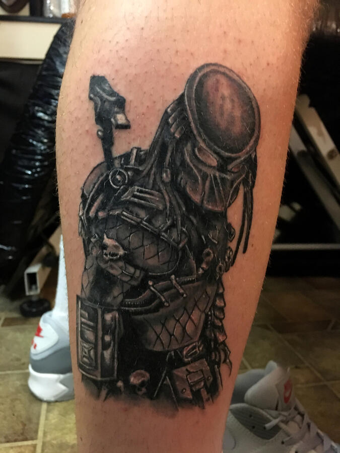 predator tattoo Dublin predator tattoo Dublin