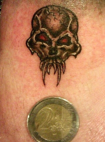 mini skull tattoo Dublin