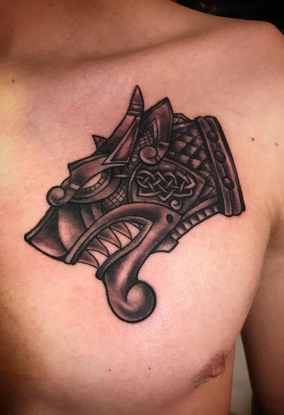 celtic wolf tattoo Dublin celtic wolf tattoo Dublin