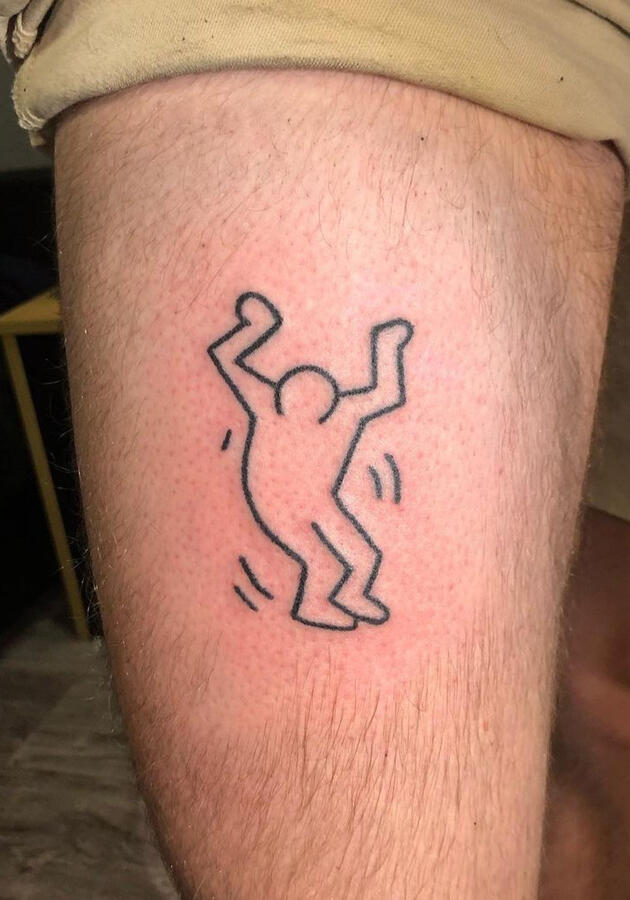 KeithHaringtattoo